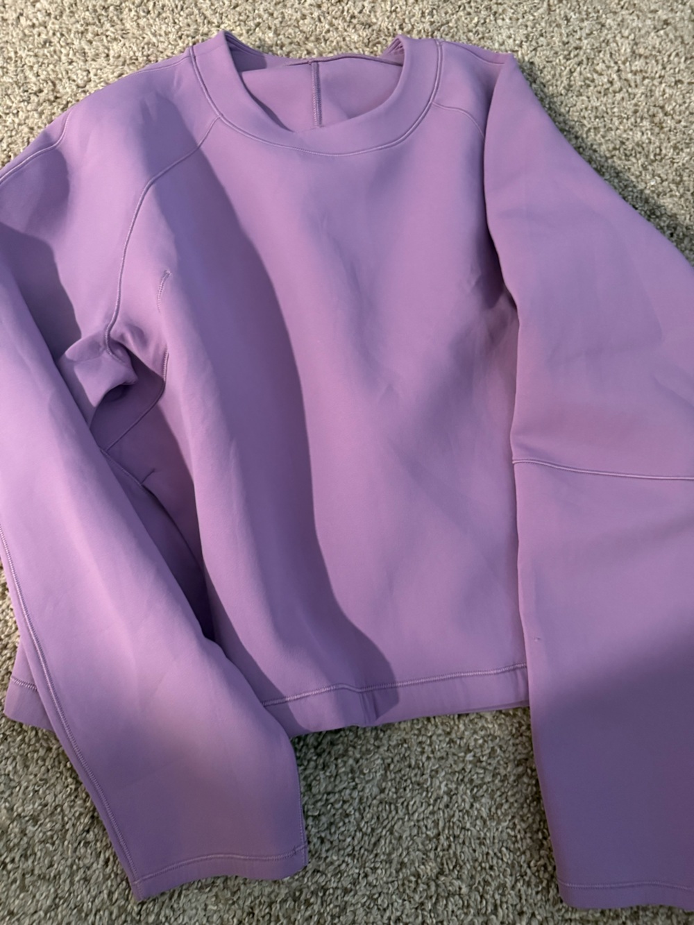 lululemon athletica Lilac Crewneck Sweatshirt